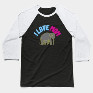 Mother's Day - Mommy Elephant always protects you. Baseball T-Shirt